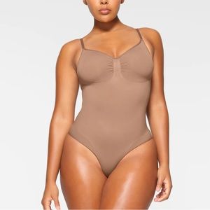 SKIMS Brown Shapewear Bodysuit